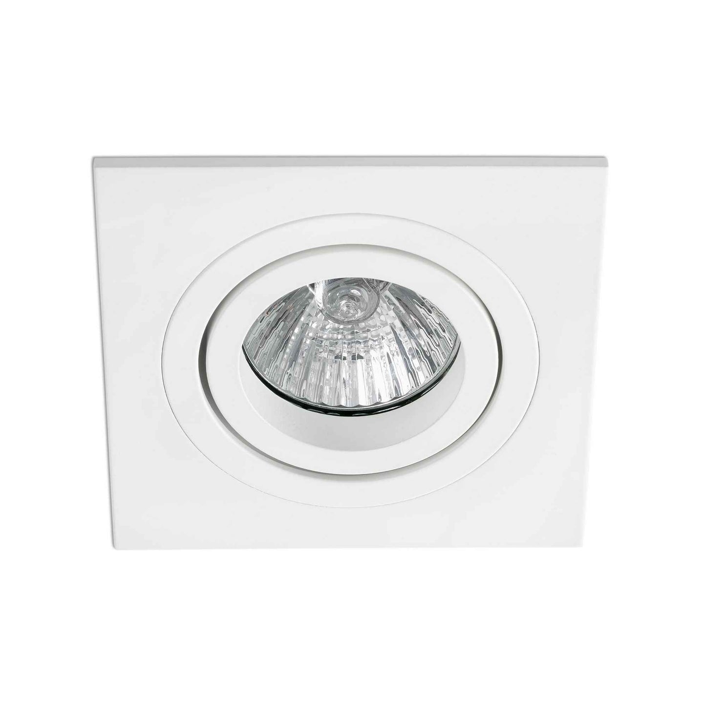 Spot encastrable orientable RADON-1 carré blanc pour ampoule GU10 220V-1