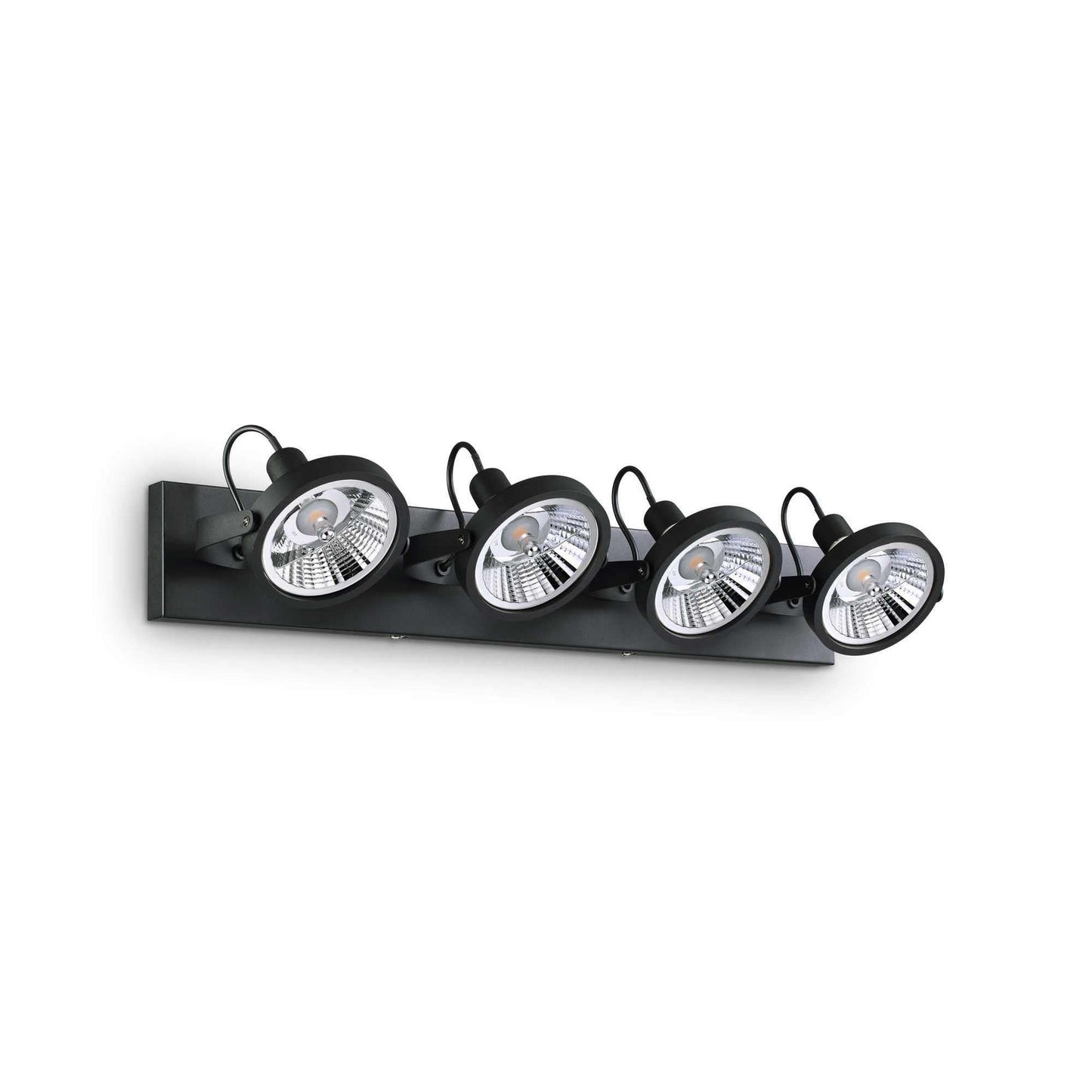 Spot à fixer GU10 ES111 GLIM - 4 noir 10W LED - Spot en saillie