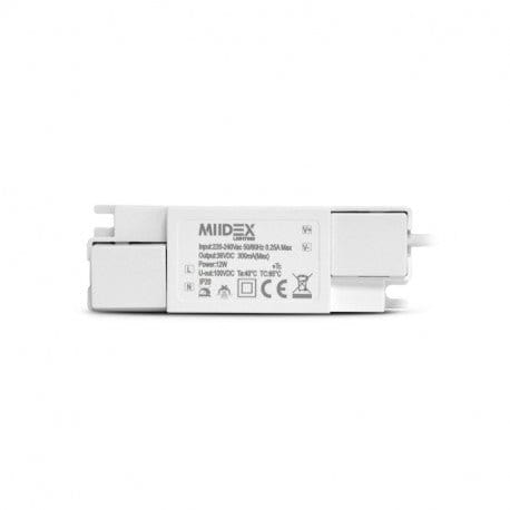 Spot encastrable Spot encastrable LED blanc 12W Ø175 éclairage neutre Miidex