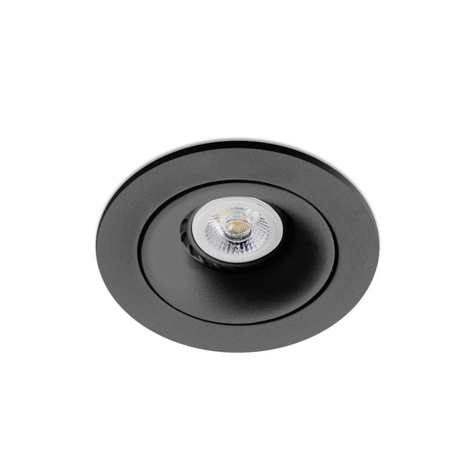 Spot encastrable Spot encastrable orientable ARGON rond noir Faro