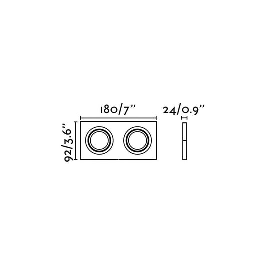 Spot encastrable Spot encastrable orientable RADON-2 noir Faro