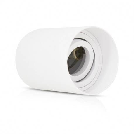 Spot en saillie Spot saillie rond blanc orientable GU10 basse luminance Miidex
