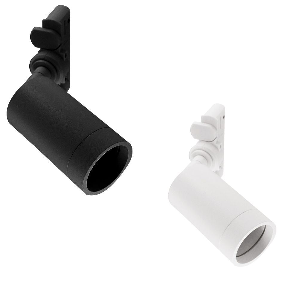 Spot sur rail GU10 noir ou blanc