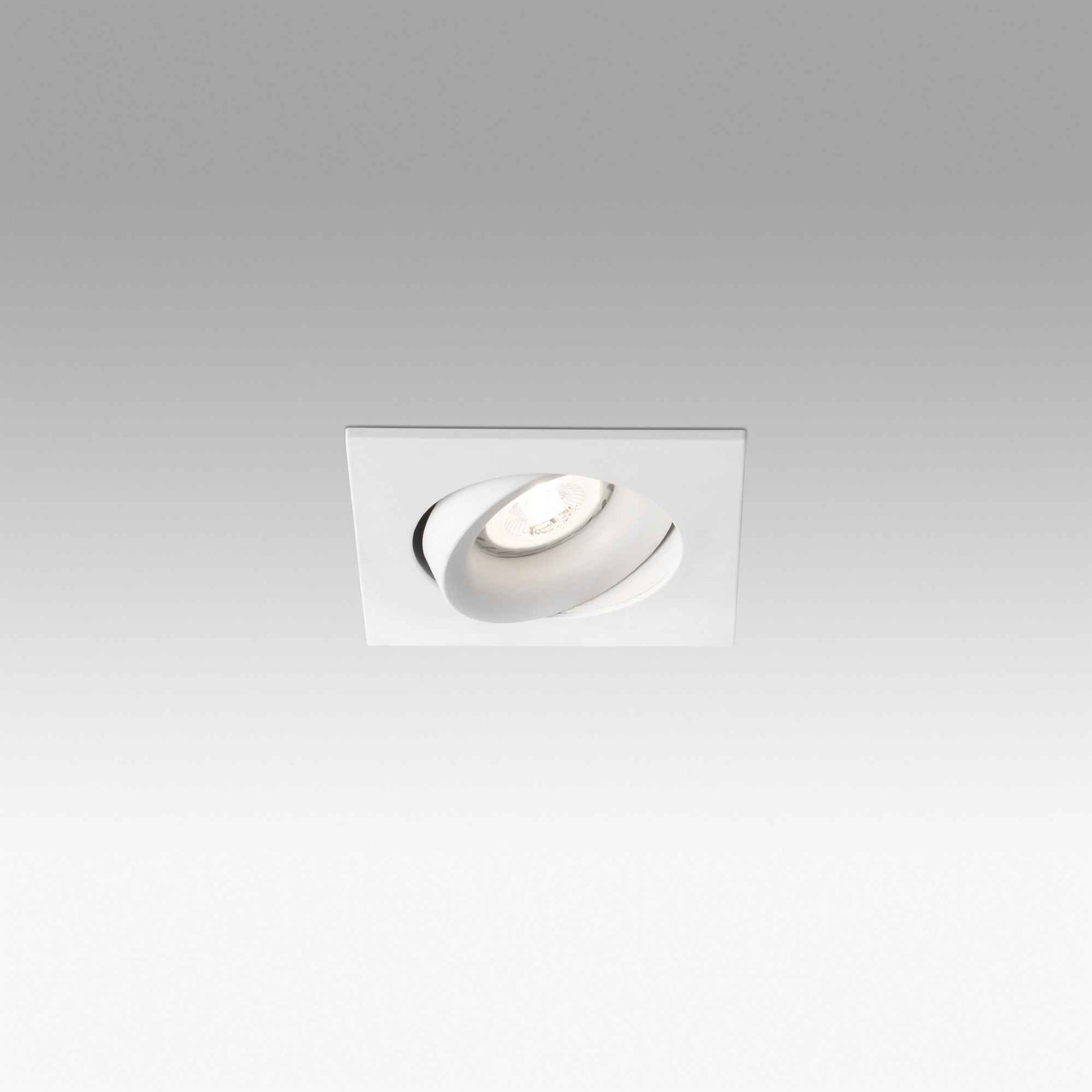 ARGON-1 - Spot encastrable orientable GU10 carré blanc-1