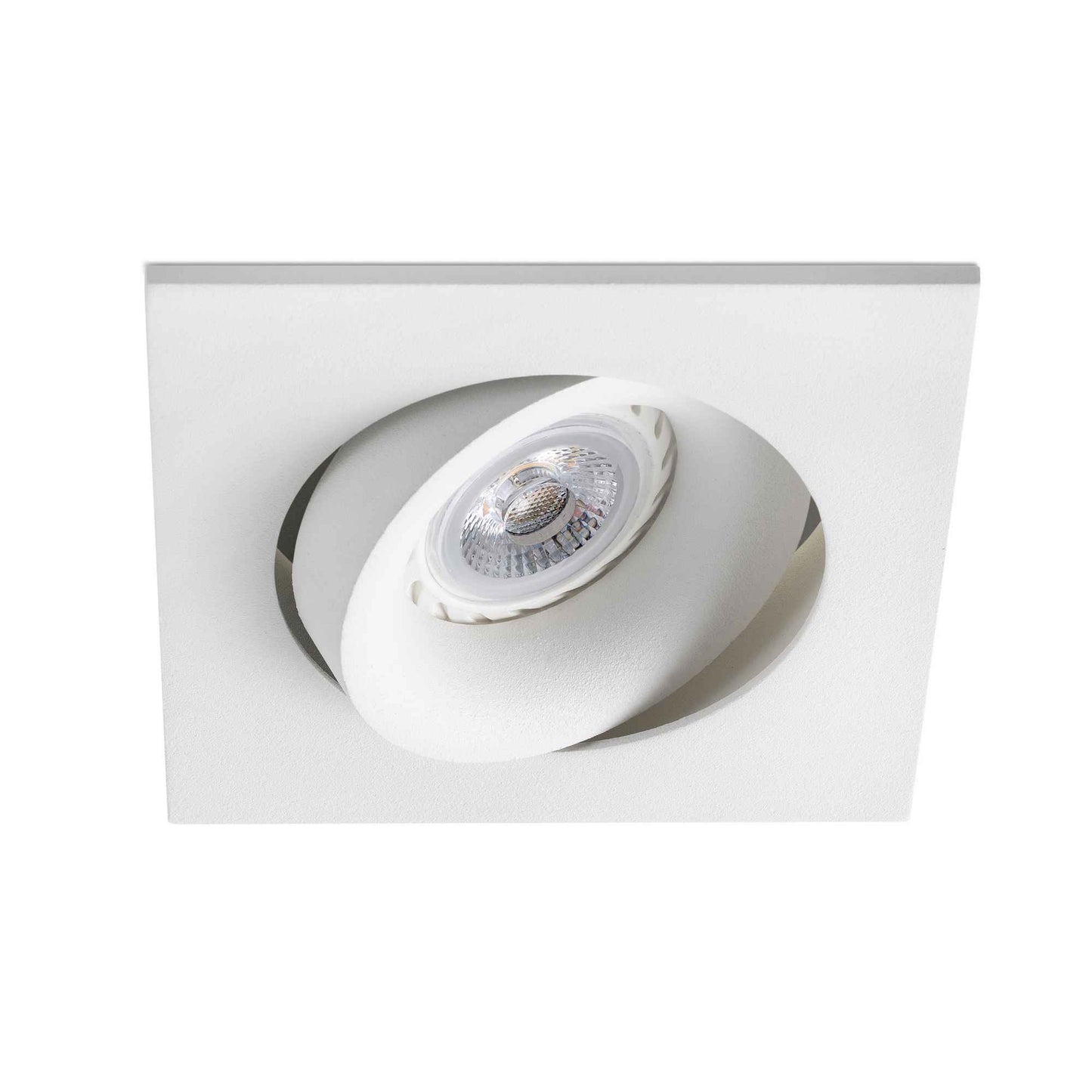ARGON-1 - Spot encastrable orientable GU10 carré blanc