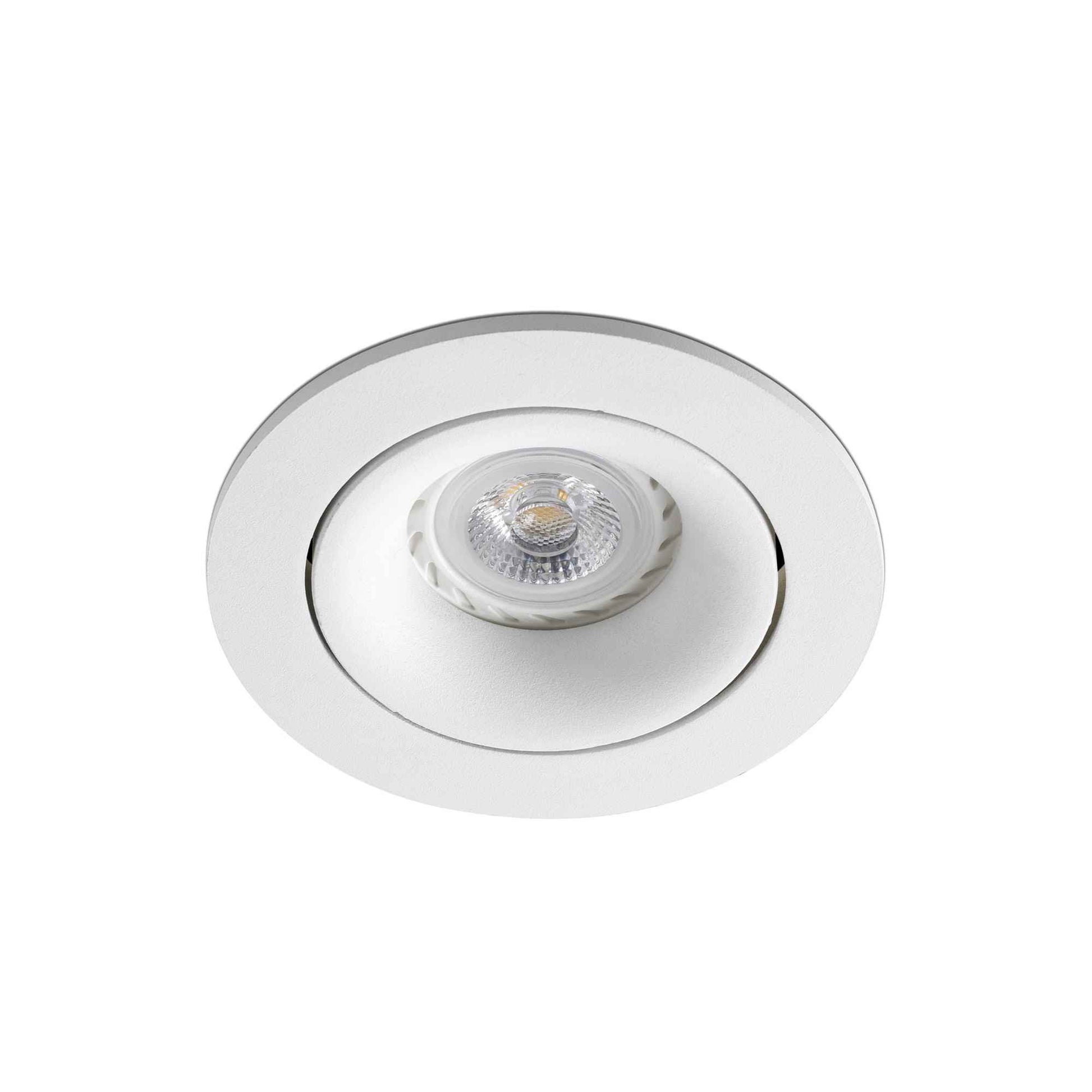 ARGON - Spot encastrable orientable gu10  rond blanc