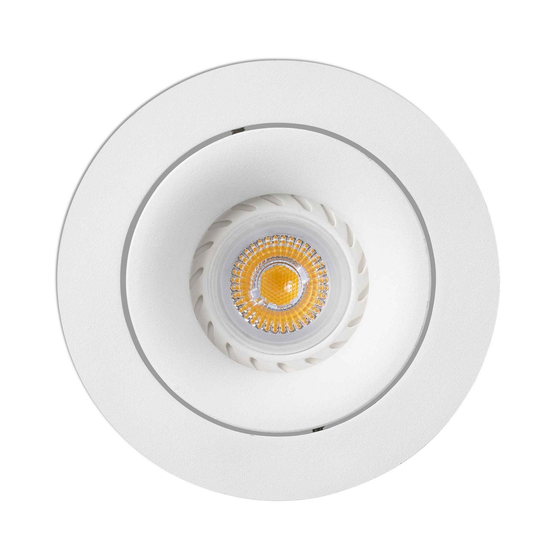 ARGON GU10 - Spot encastrable orientable  rond blanc