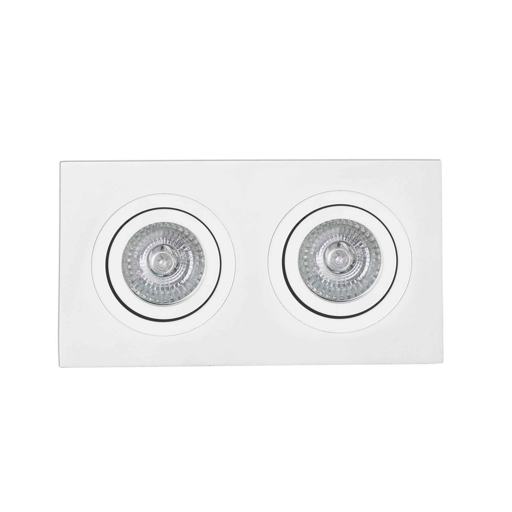 RADON-2 - Spot encastrable orientable  blanc pour ampoule GU10 220V