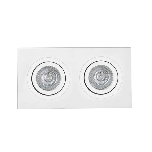 RADON-2 - Spot encastrable orientable  blanc pour ampoule GU10 220V