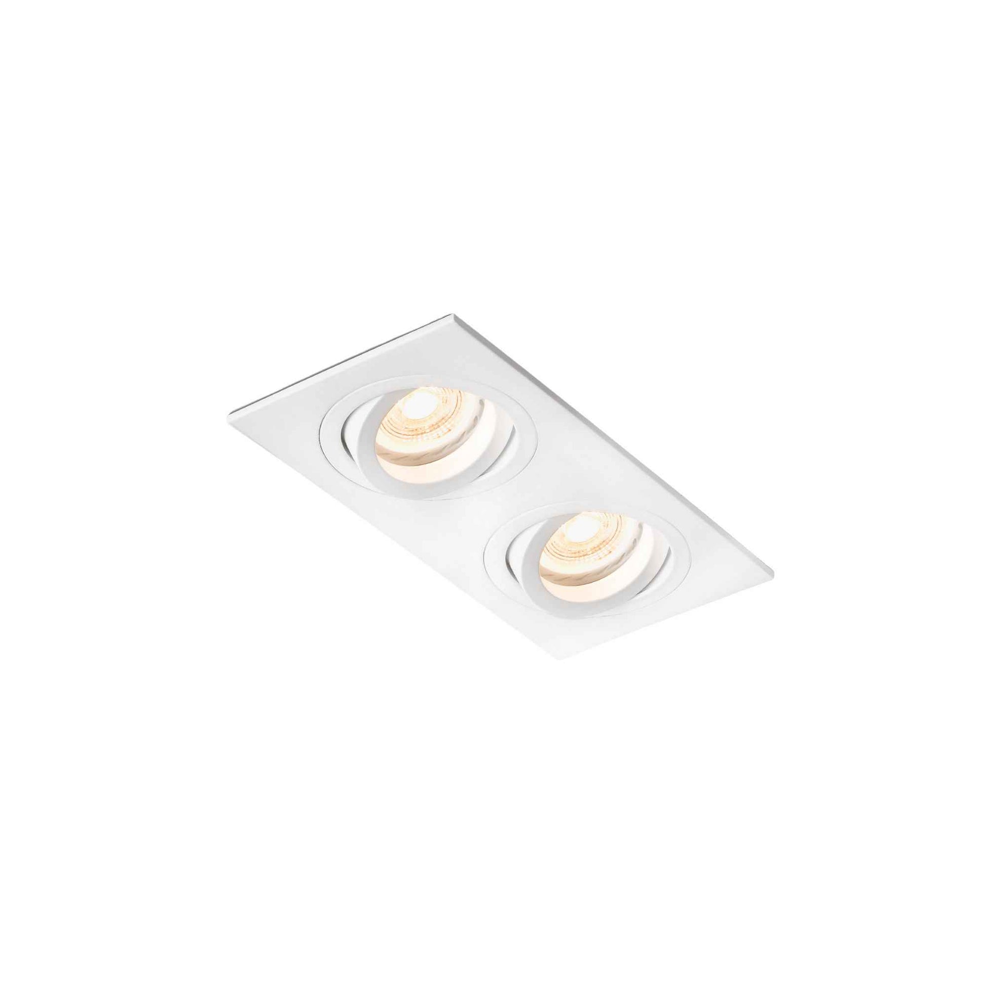 RADON-2 - Spot encastrable orientable  blanc