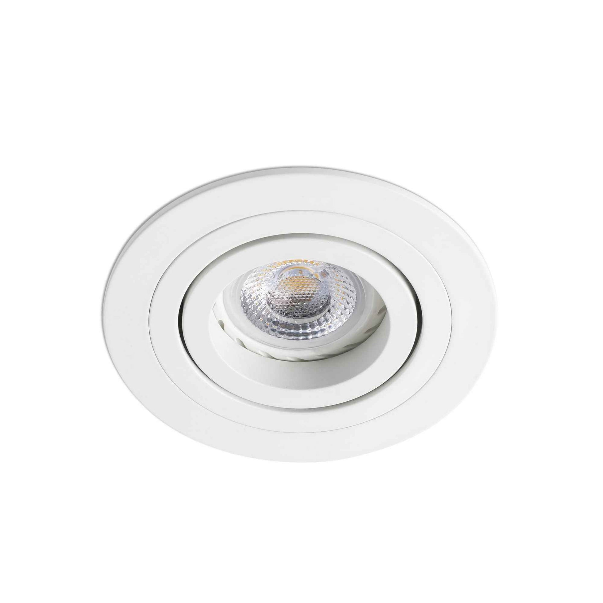 RADON - Spot encastrable orientable  rond blanc GU10