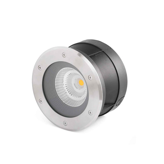 Spot sol extérieur LED inox SURIA-24W 24° | LumiSpots