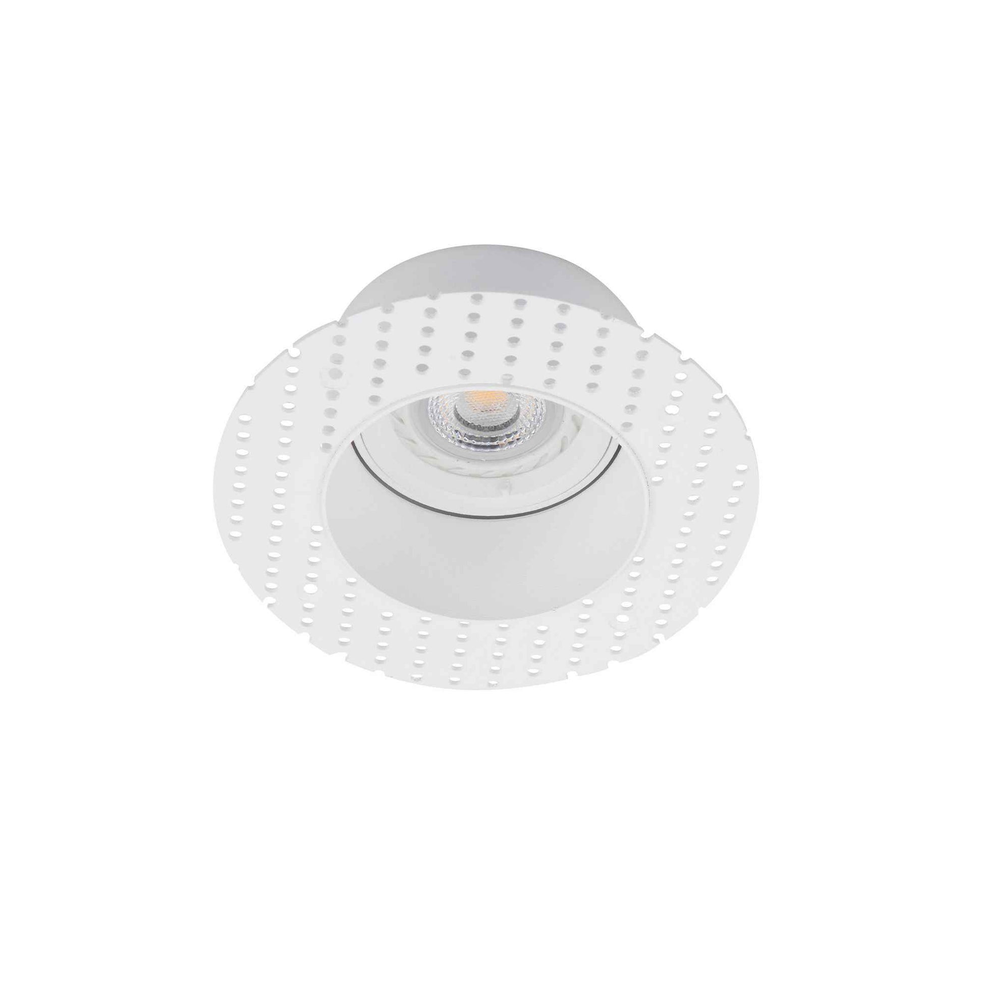 Détail FRESH - Spot encastrable rond blanc sans collerette