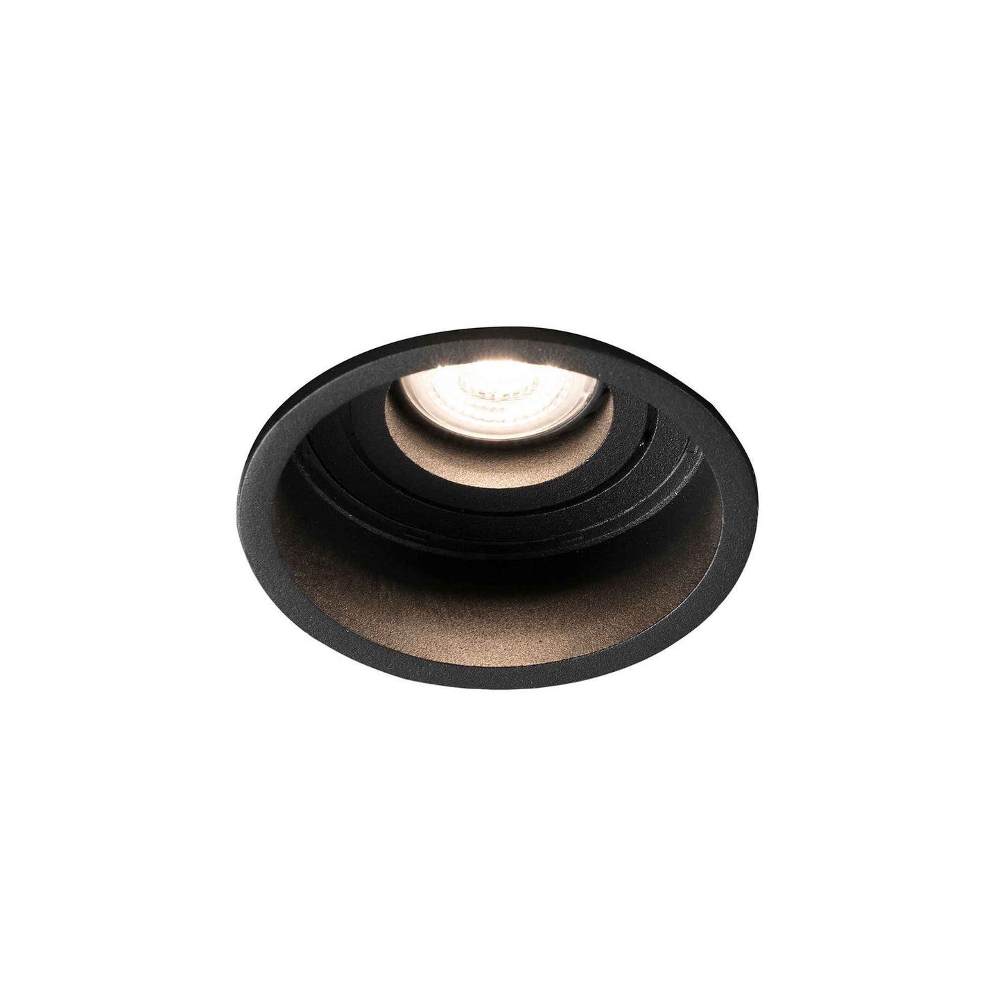 HYDE - Spot encastrable orientable  rond noir