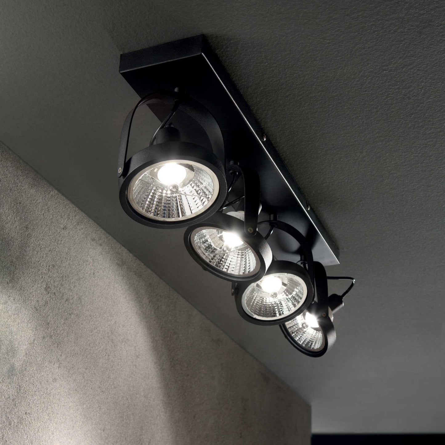 GLIM-4 - Spot à fixer GU10 ES111 noir 10W LED