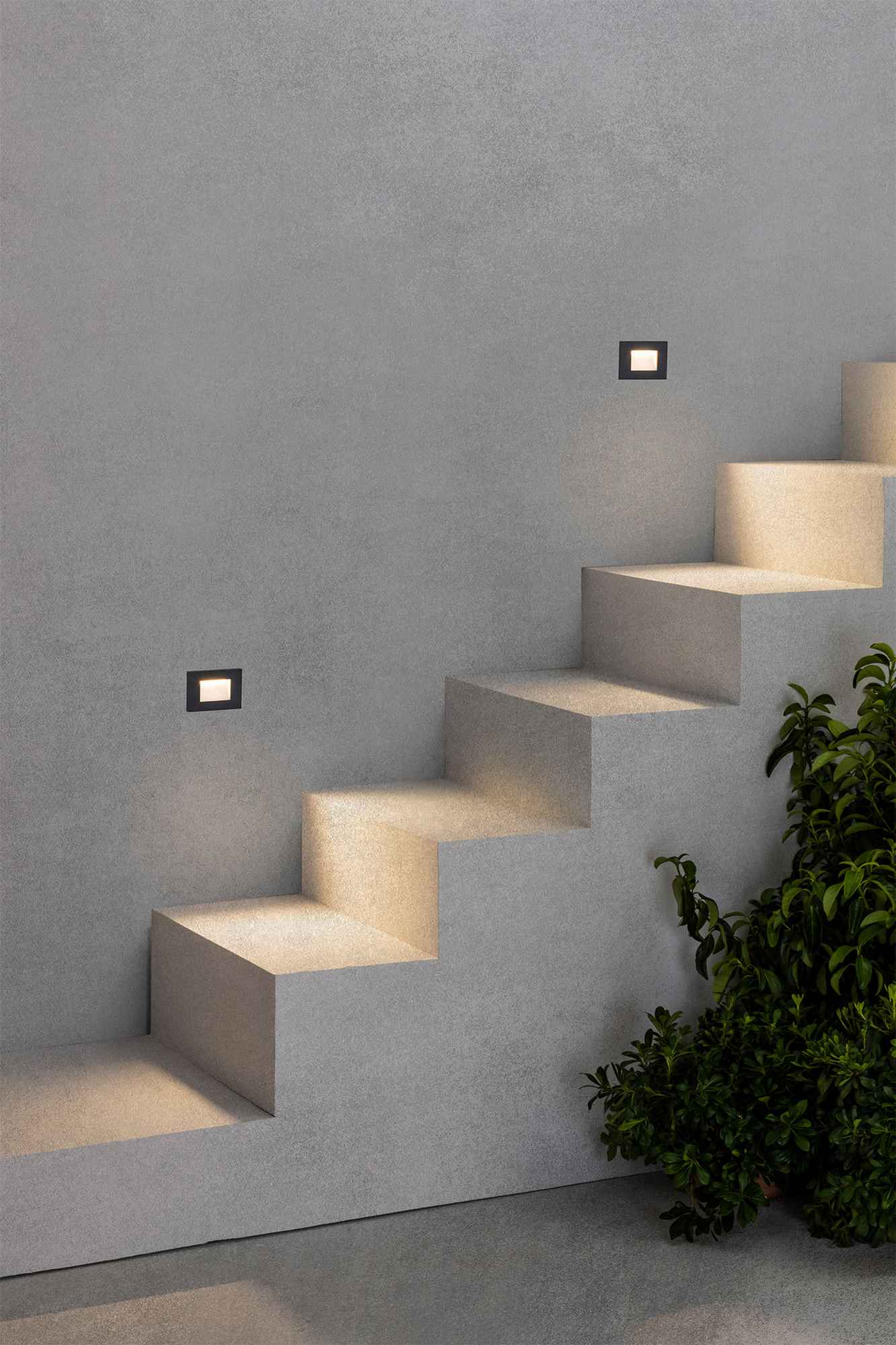 SPARK - Applique extérieure encastrable LED 5W  anthracite lumispots