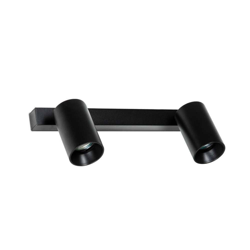 STAN-2 - Rampe de spots orientables GU10 noire