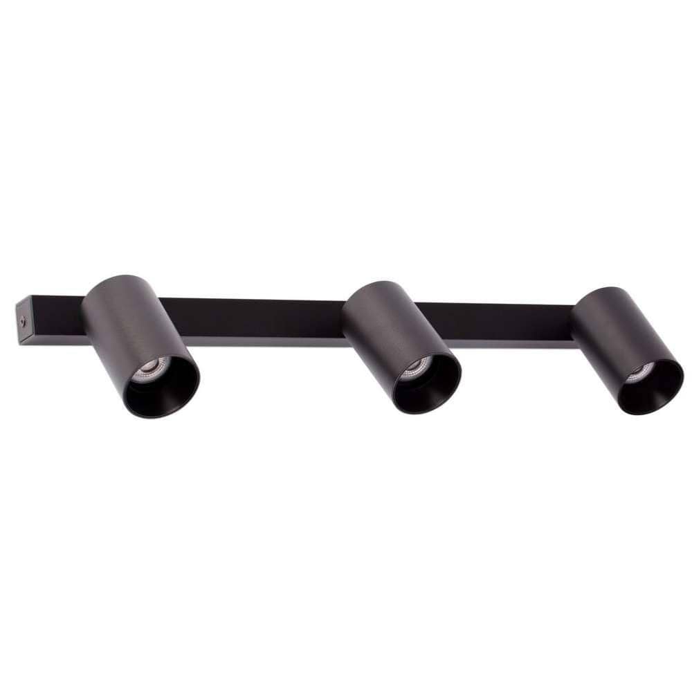 STAN-3 - Rampe de spots orientables GU10 noire
