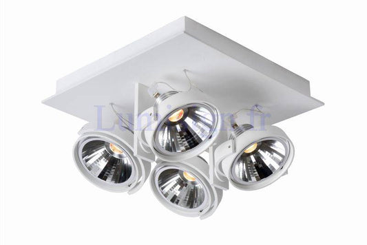 SPECTRUM-LED-4 plafonnier spots  blanc