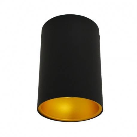 Spot en saillie Spot en saillie GU10 noir et or Miidex