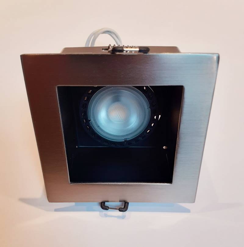 Spot encastrable Spot encastrable basse luminance FUNKY nickel-mat Idéal-lux