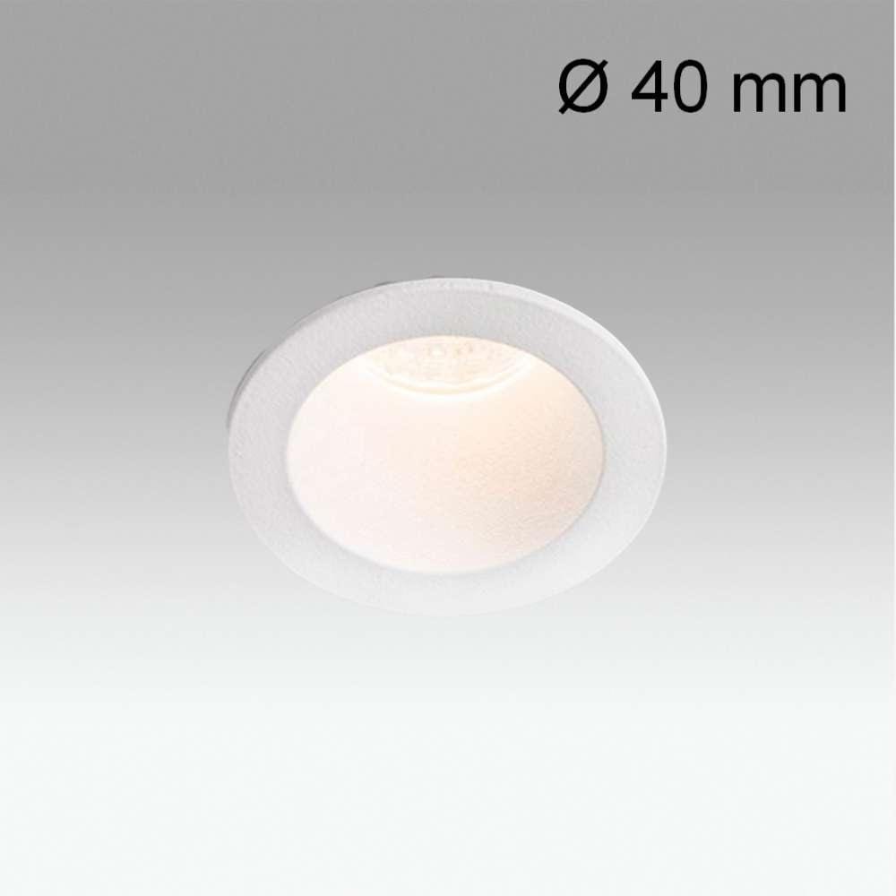 Spot encastrable petit diamètre Spot encastrable FOX LED 5W Ø 40 mm blanc