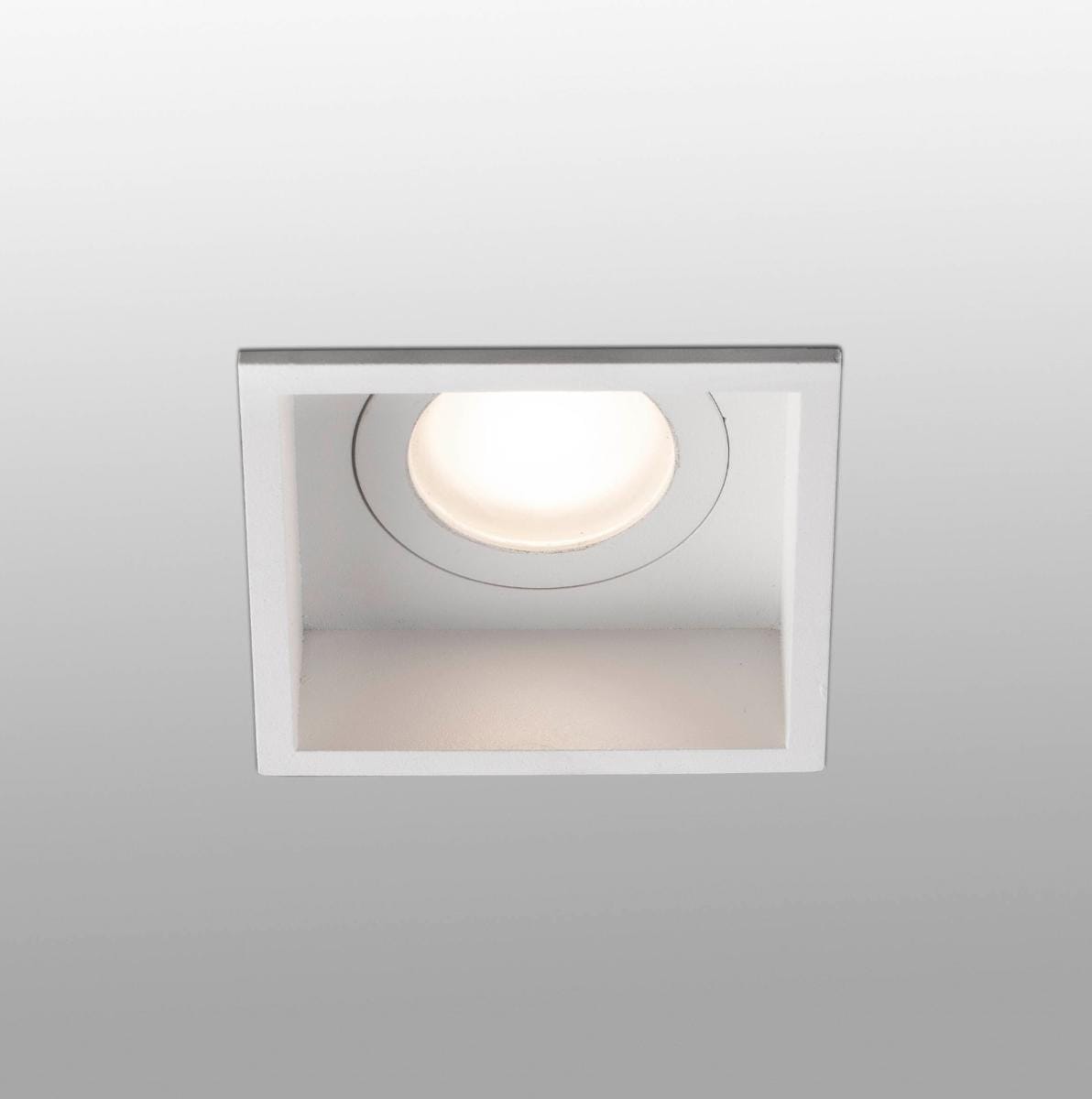 HYDE - Spot encastrable IP44  carré blanc