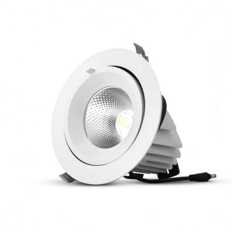 Spot encastrable LED 10W escargot rond éclairage neutre