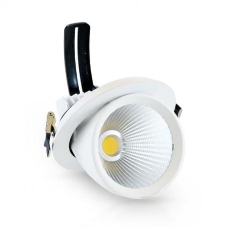 Spot encastrable Spot encastrable LED escargot rond 30W éclairage chaud 