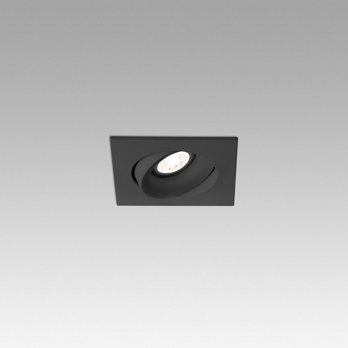 Spot encastrable Spot encastrable orientable ARGON-1 carré noir Faro