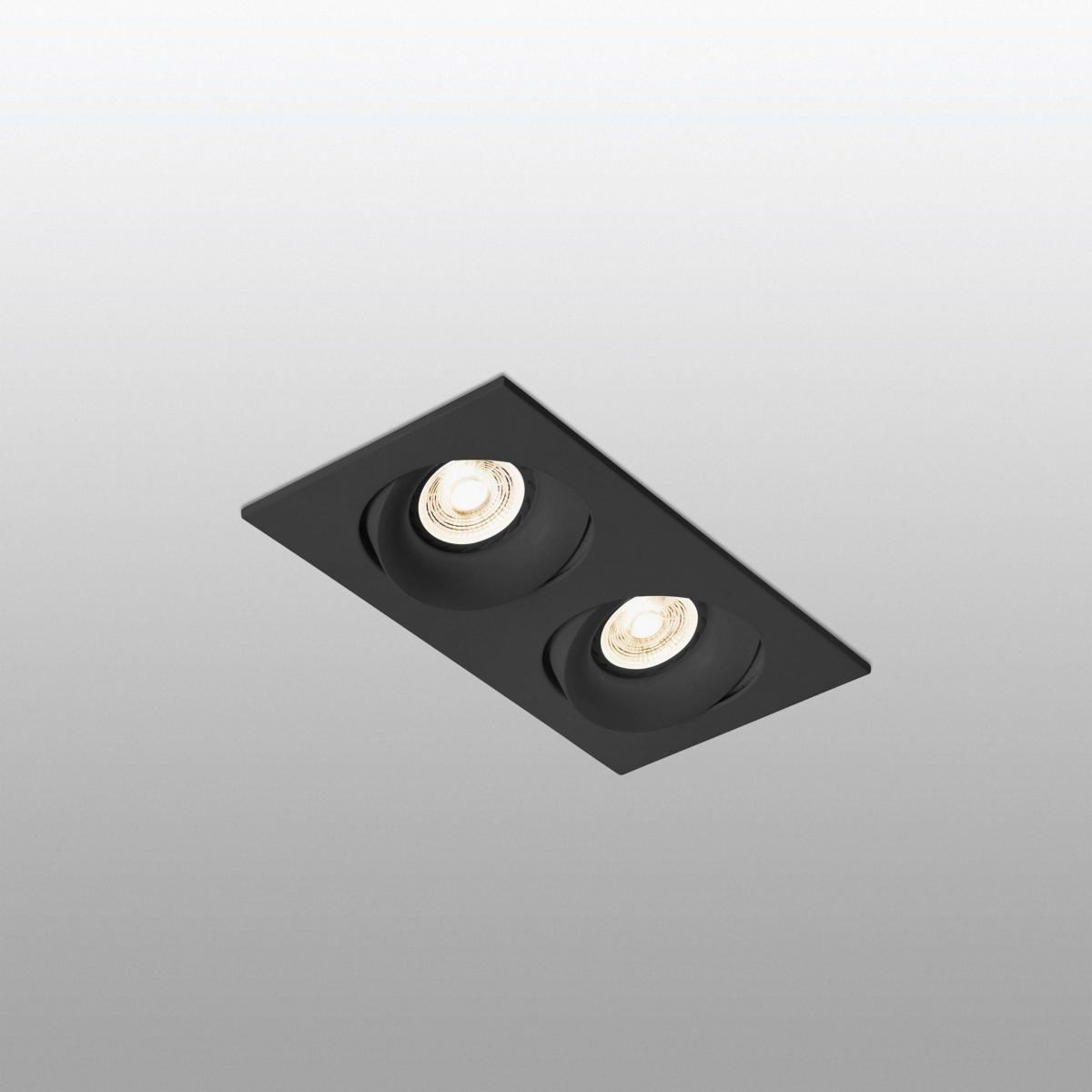 Spot encastrable Spot encastrable orientable ARGON-2 noir Faro
