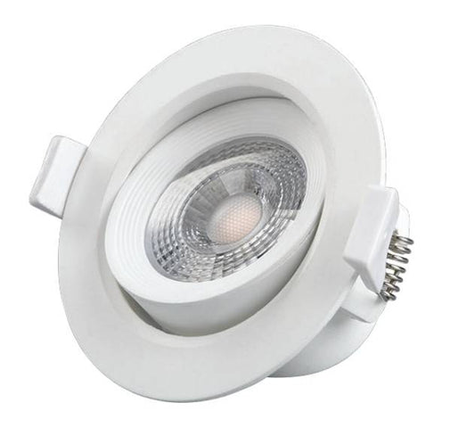 Spot encastrable orientable LED COB 5W – éclairage blanc chaud performant