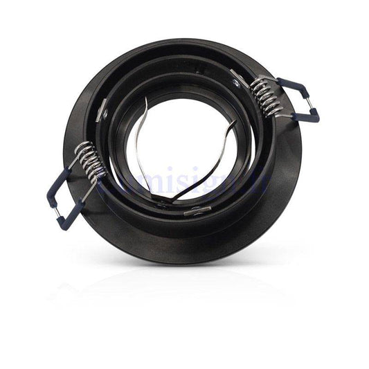 Spot encastrable Spot encastrable orientable noir rond