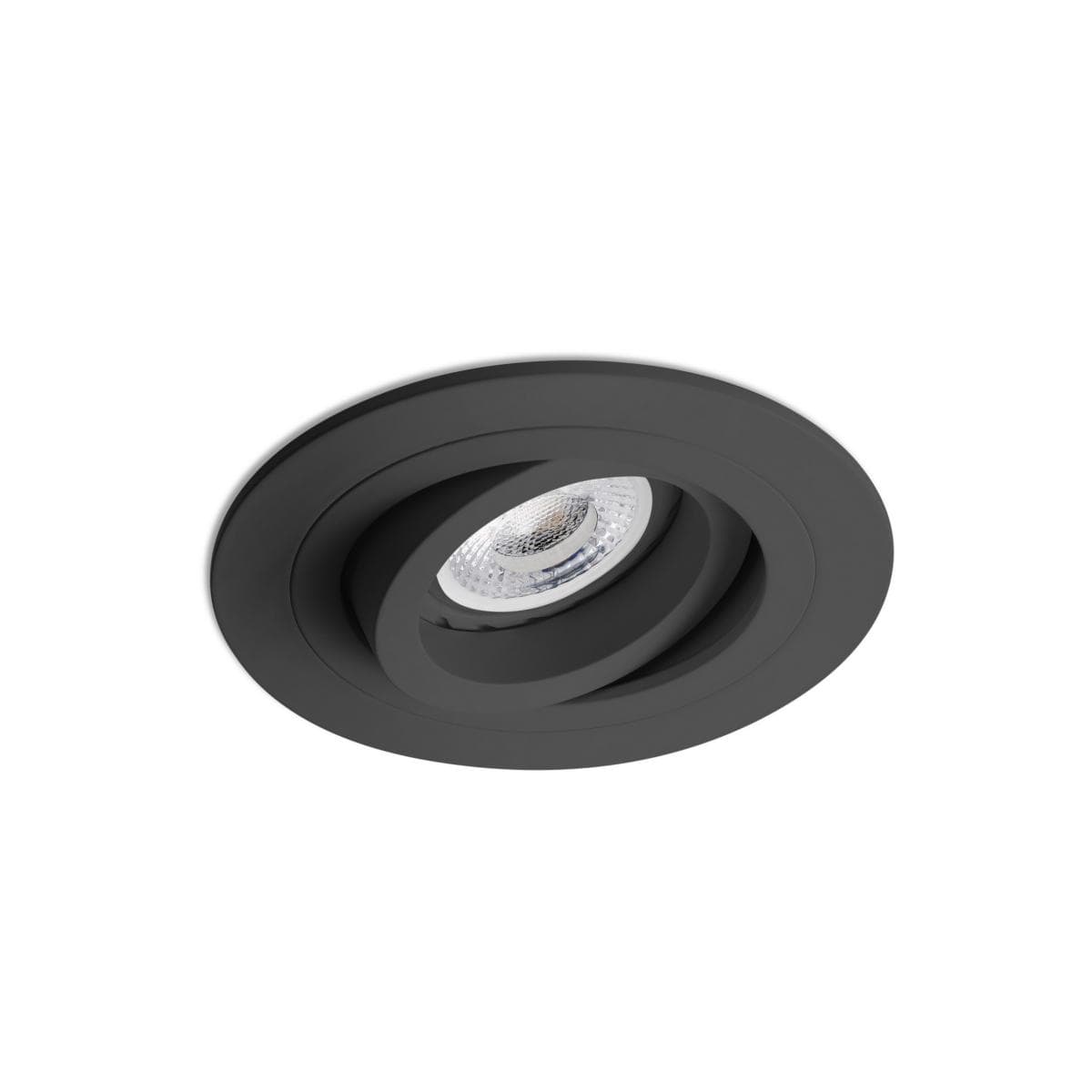 Spot encastrable Spot encastrable orientable RADON rond noir Faro