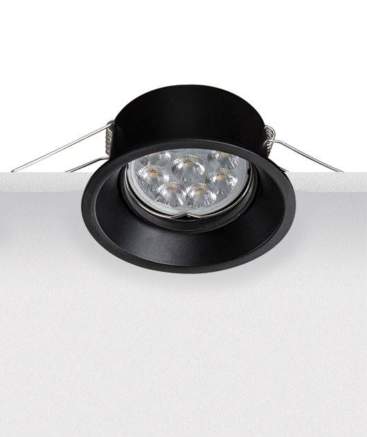 Spot encastrable Spot encastrable orientable Zambelis-S011 noir Zambelis
