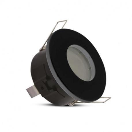 Spot encastrable rond BBC noir Ø 84 mm IP65 GU10