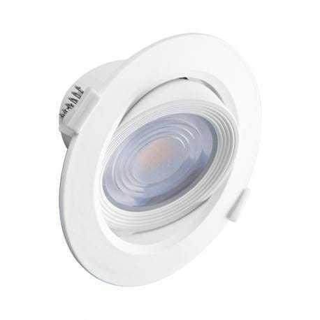 Spot LED 10W encastrable orientable blanc éclairage neutre