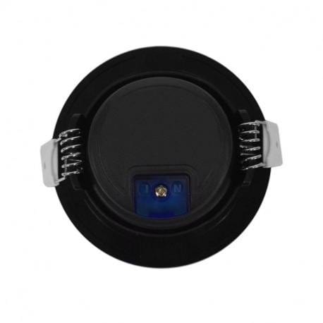 Spot encastrable Spot noir encastrable orientable LED COB 5W éclairage chaud 