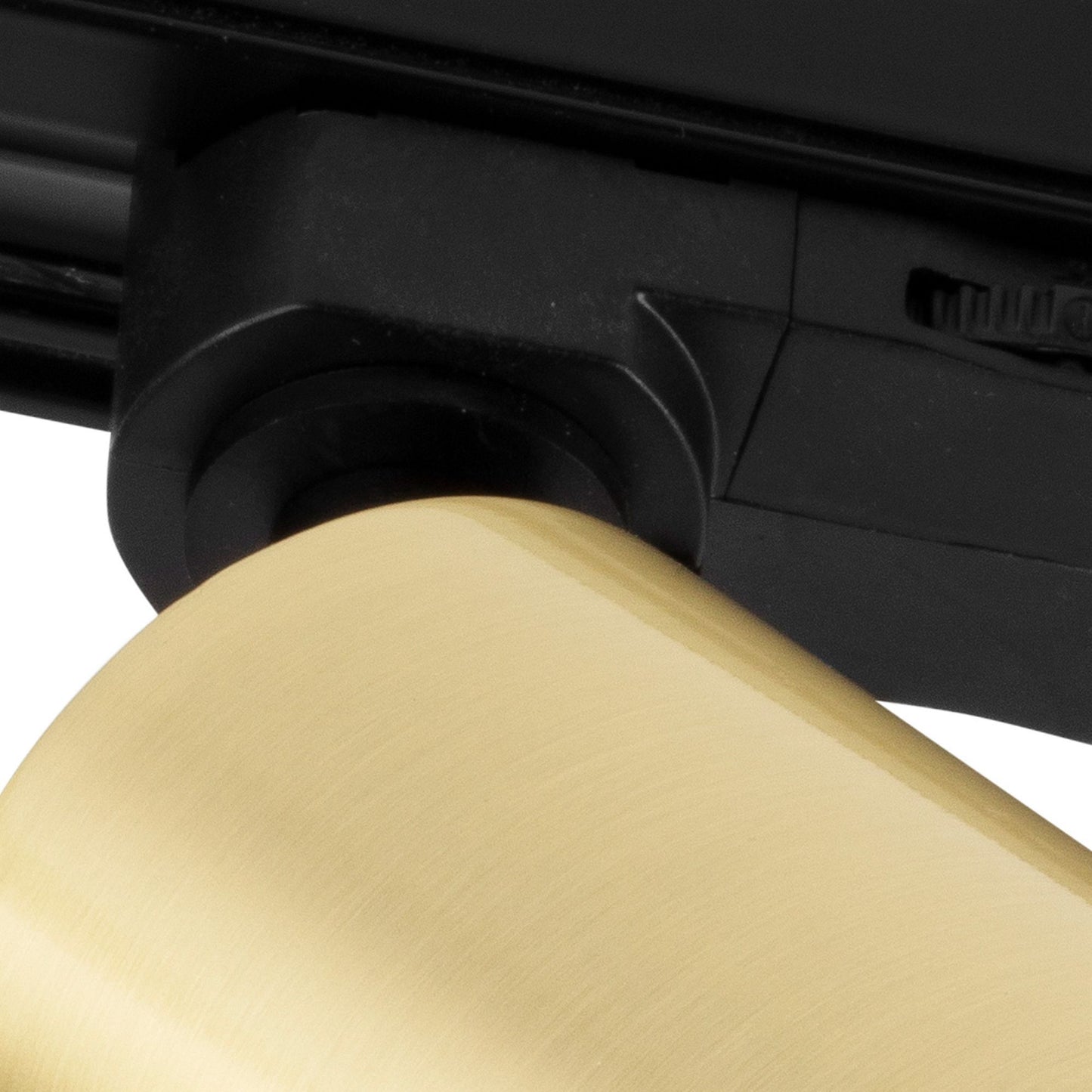 Spot Rail GU10 en Laiton Brossé – Éclairage sur Rail