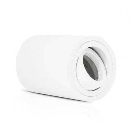 Spot en saillie Spot saillie rond blanc orientable GU10 Miidex