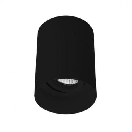Spot en saillie Spot saillie rond noir orientable GU10 basse luminance Miidex