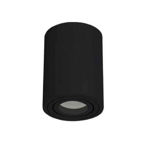 Spot en saillie Spot saillie rond noir orientable GU10 Miidex