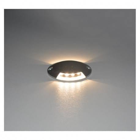 Spot sol Spot sol extérieur LED 12 volts rond 2 diffuseurs en saillie Miidex