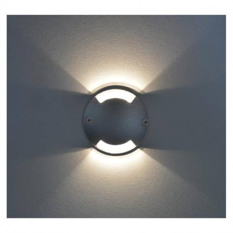 Spot sol Spot sol extérieur LED 12 volts rond 2 diffuseurs en saillie