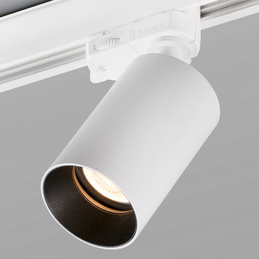 Spot Rail GU10 LED STAN Cylindrique Blanc – Éclairage sur Rail Polyvalent